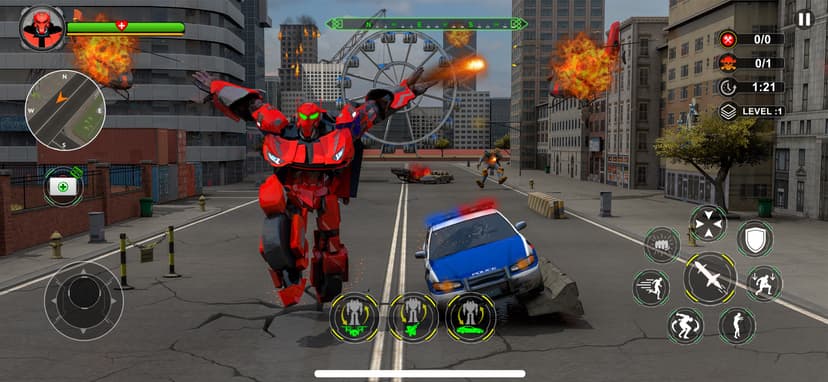 Monster Hero Fight City Rescue screenshot 2 - screenshot