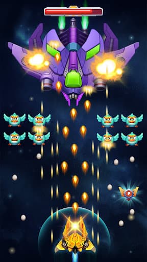 Chicken Attack: Galaxy Shooter screenshot 4 - screenshot