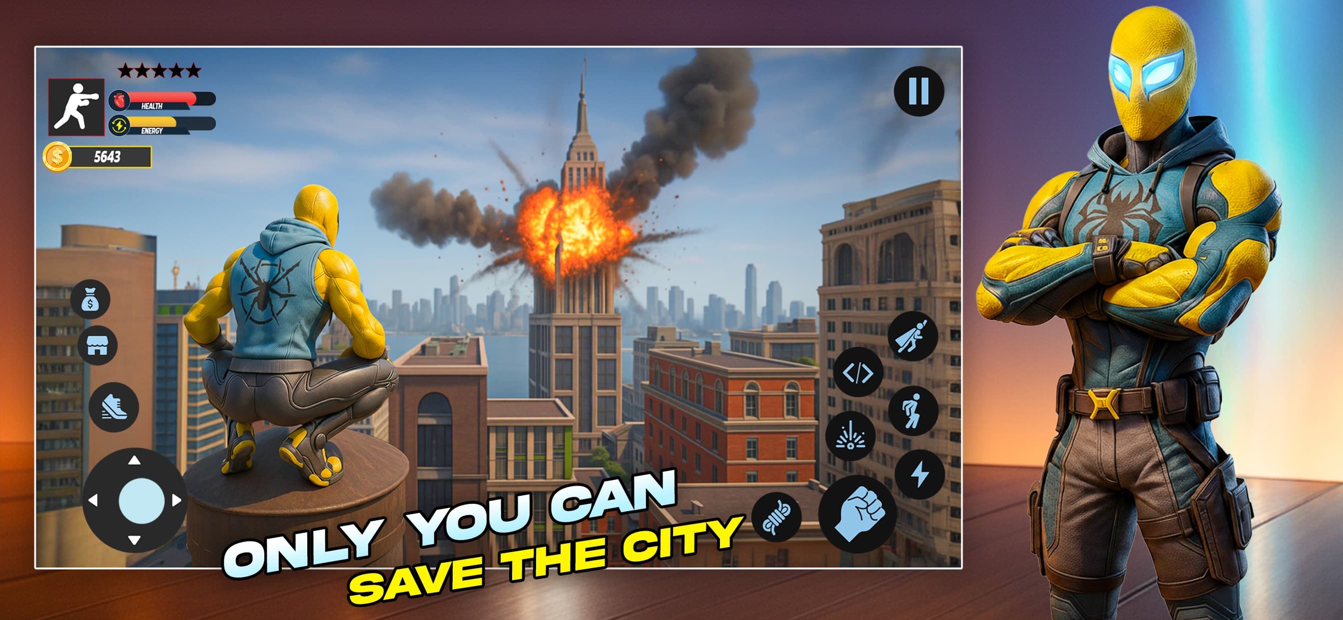 Super Captain Spider City Hero screenshot 3 - screenshot