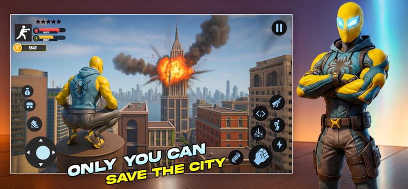 Super Captain Spider City Hero screenshot 3 - screenshot