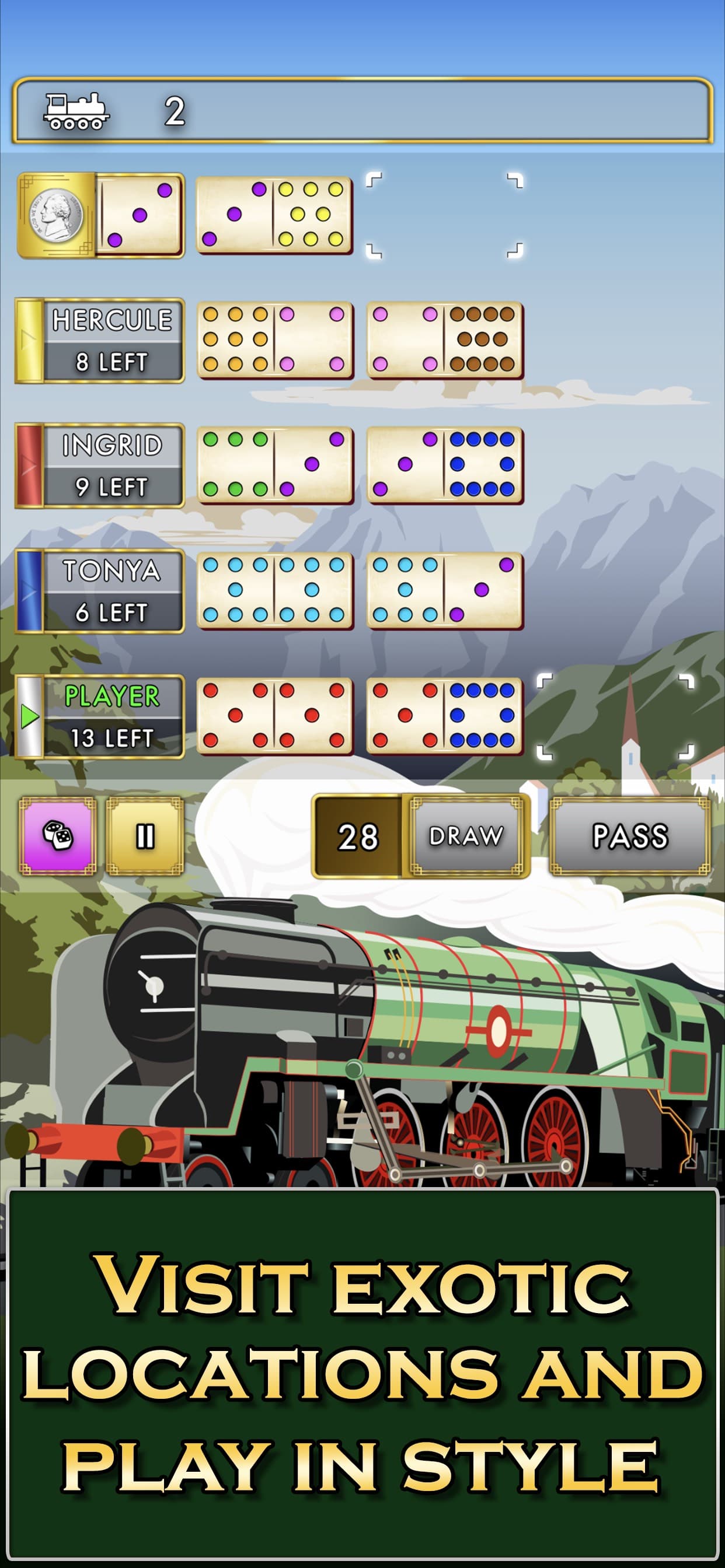 Orient Express Dominoes screenshot 2 - screenshot
