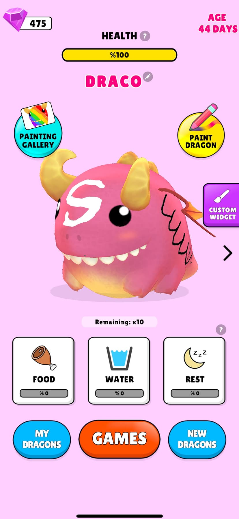 Dragon Widget Game screenshot 3 - screenshot
