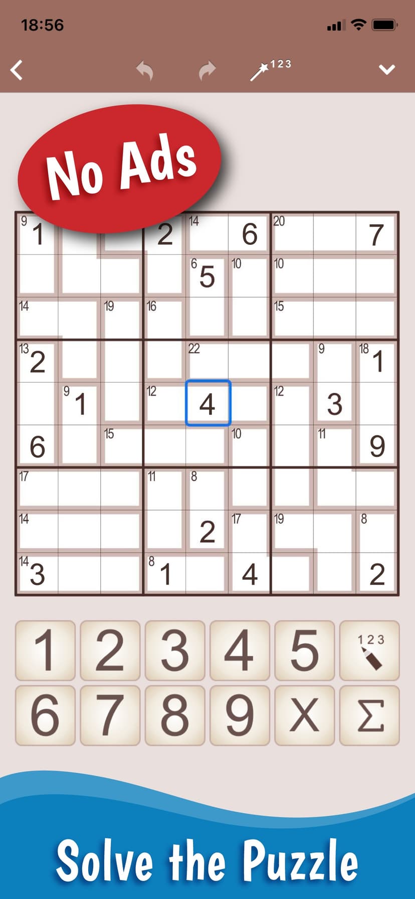 SumSudoku: Killer Sudoku screenshot 1 - screenshot