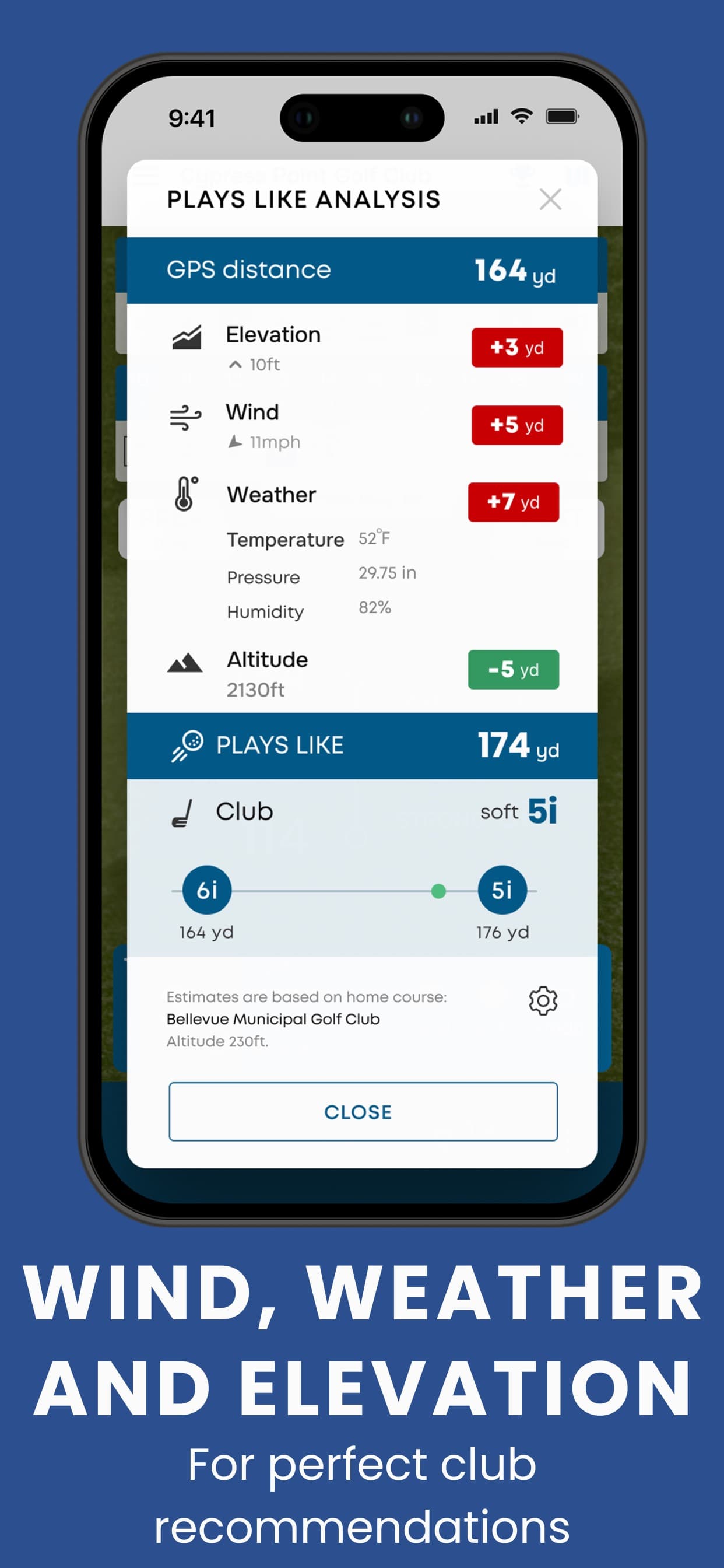 Golf Pad GPS Range Finder screenshot 5 - screenshot