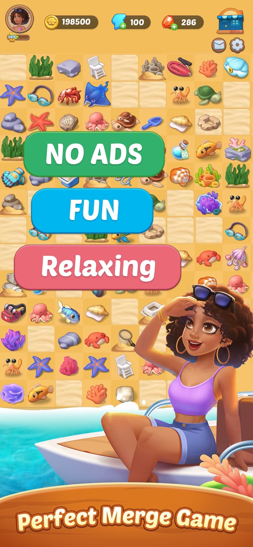 Seaside Escape®: Merge & Story screenshot 3 - screenshot