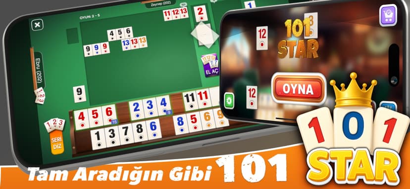 101 Okey Star ( internetsiz ) screenshot 4 - screenshot