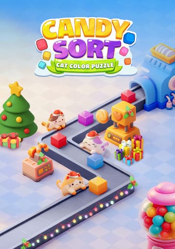Candy Sort: Cat Color Puzzle screenshot 15 - screenshot