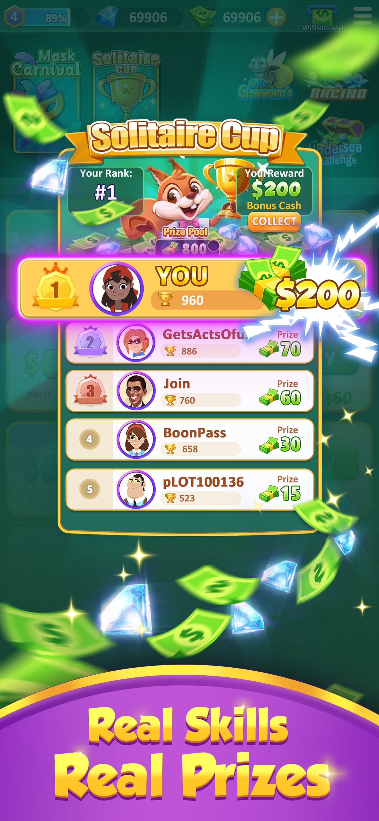 Solitaire Dash - Win Real Cash screenshot 2 - screenshot