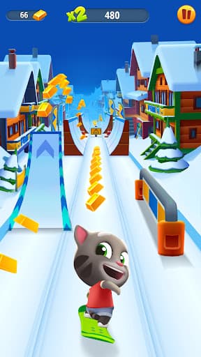 Talking Tom Gold Run screenshot 1 - screenshot