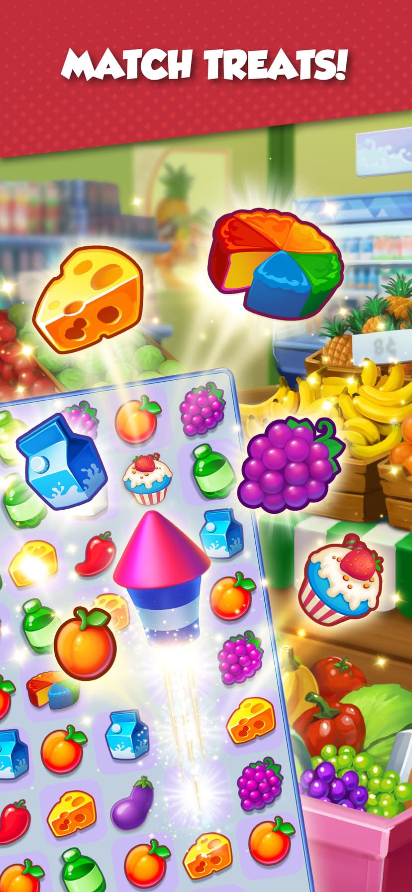 Supermarket Mania - Match 3 screenshot 1 - screenshot