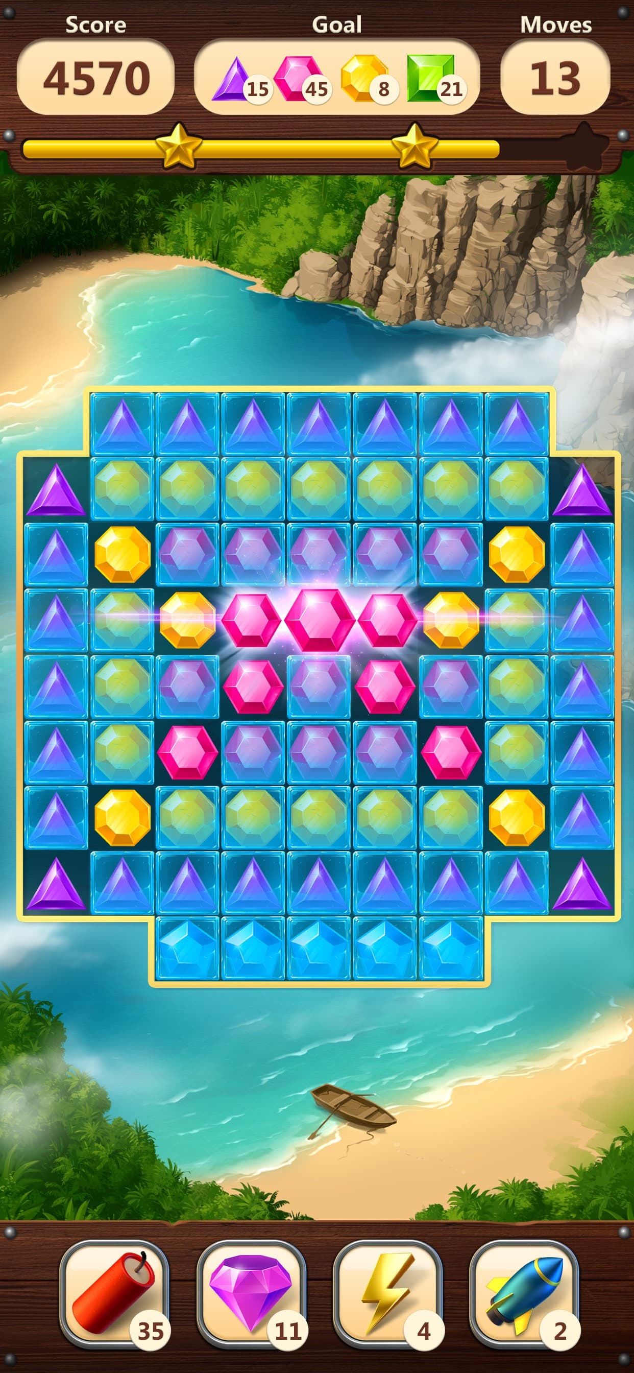 Jewels Planet  - Match 3 Game screenshot 1 - screenshot