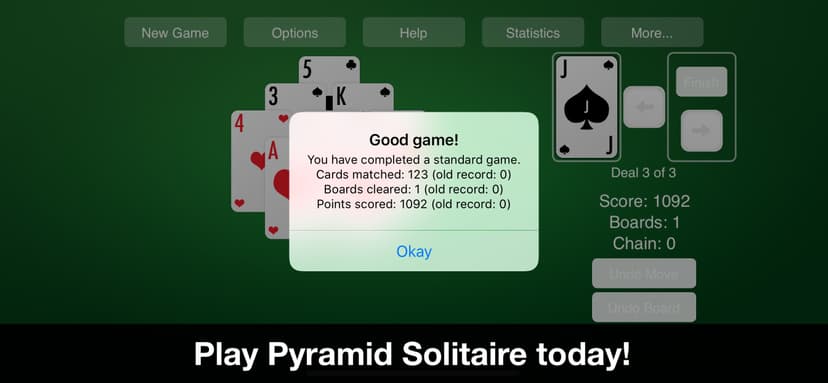 Pyramid Solitaire—New Classic screenshot 5 - screenshot