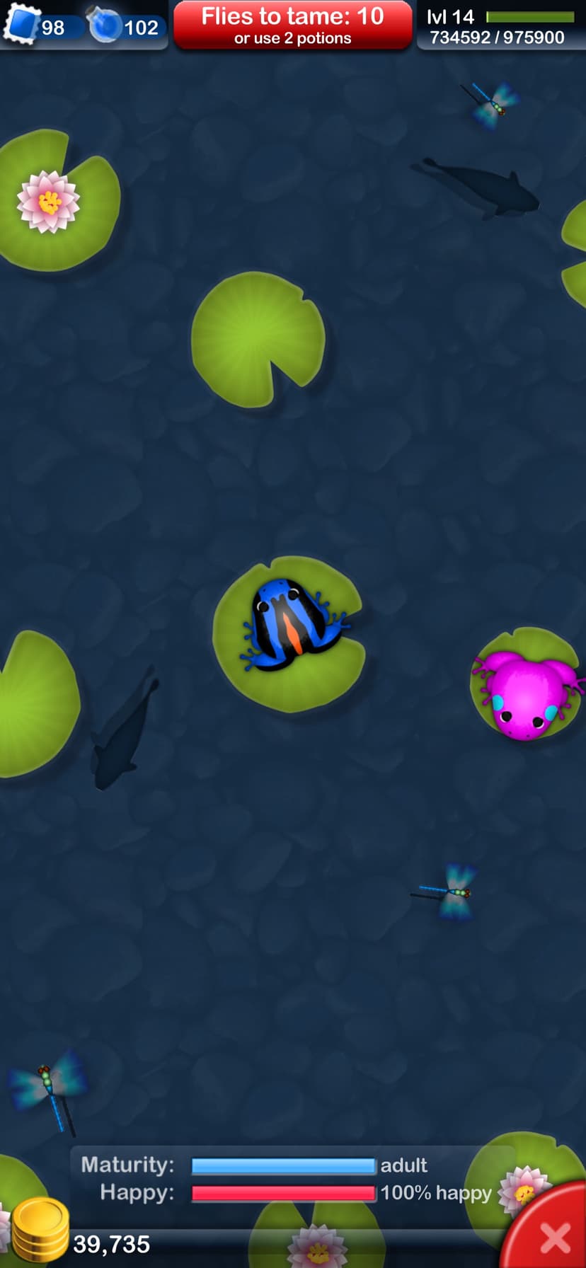 Pocket Frogs: Tiny Pond Keeper screenshot 2 - screenshot