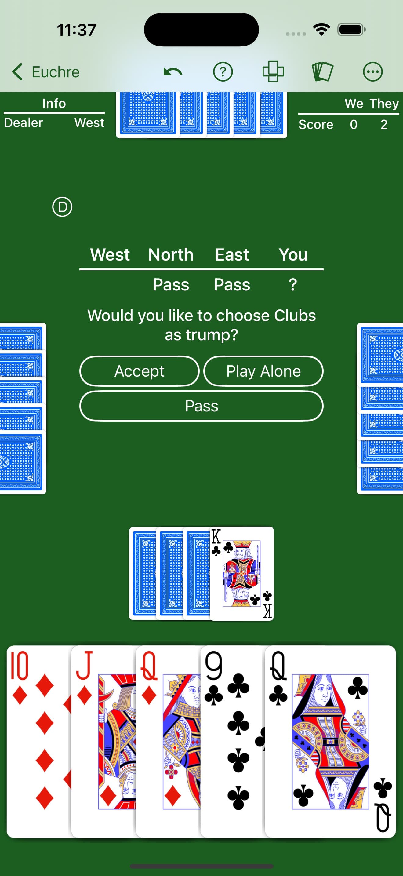 Euchre - Expert AI screenshot 3 - screenshot