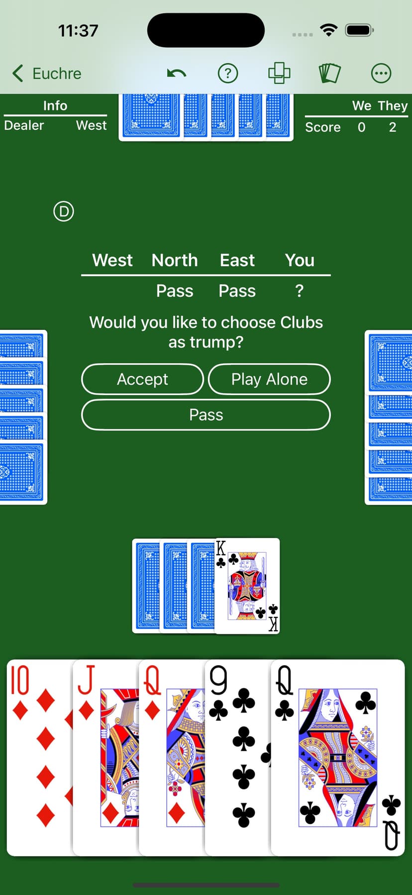 Euchre - Expert AI screenshot 3 - screenshot