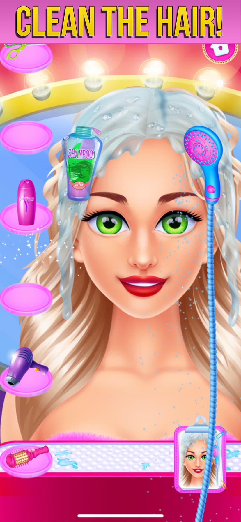 Hair Salon Makeover Games screenshot 1 - screenshot