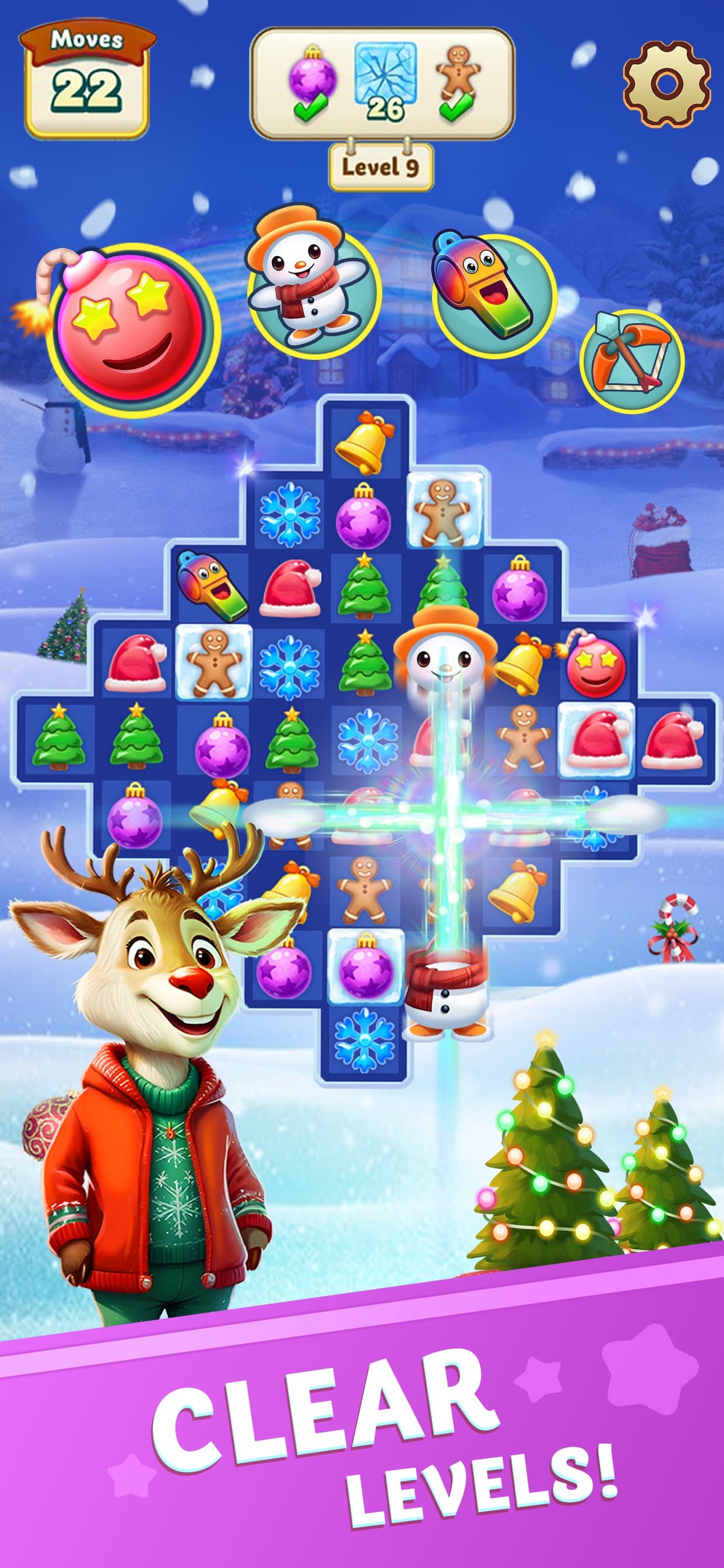 Christmas Adventure 3: Match-3 screenshot 2 - screenshot