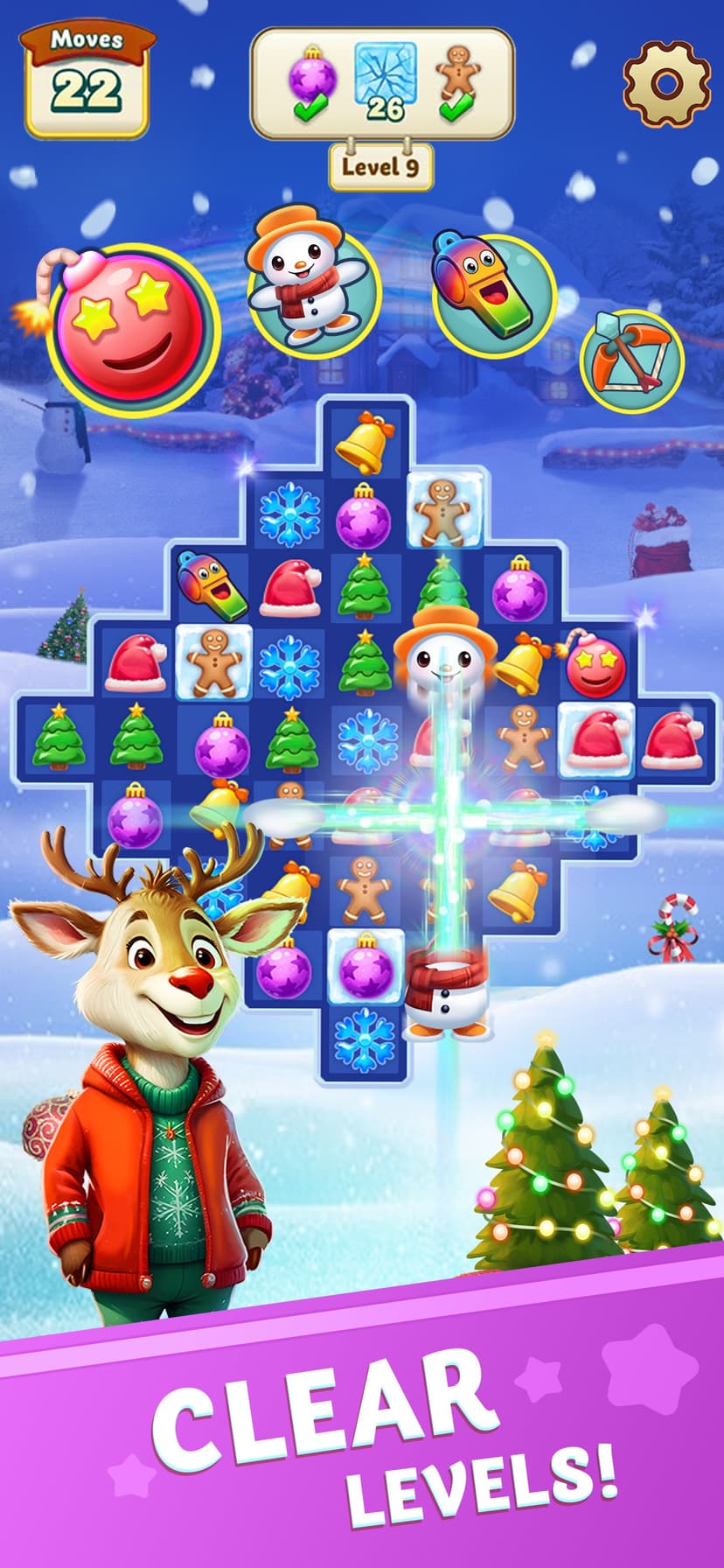 Christmas Adventure 3: Match-3 screenshot 2 - screenshot