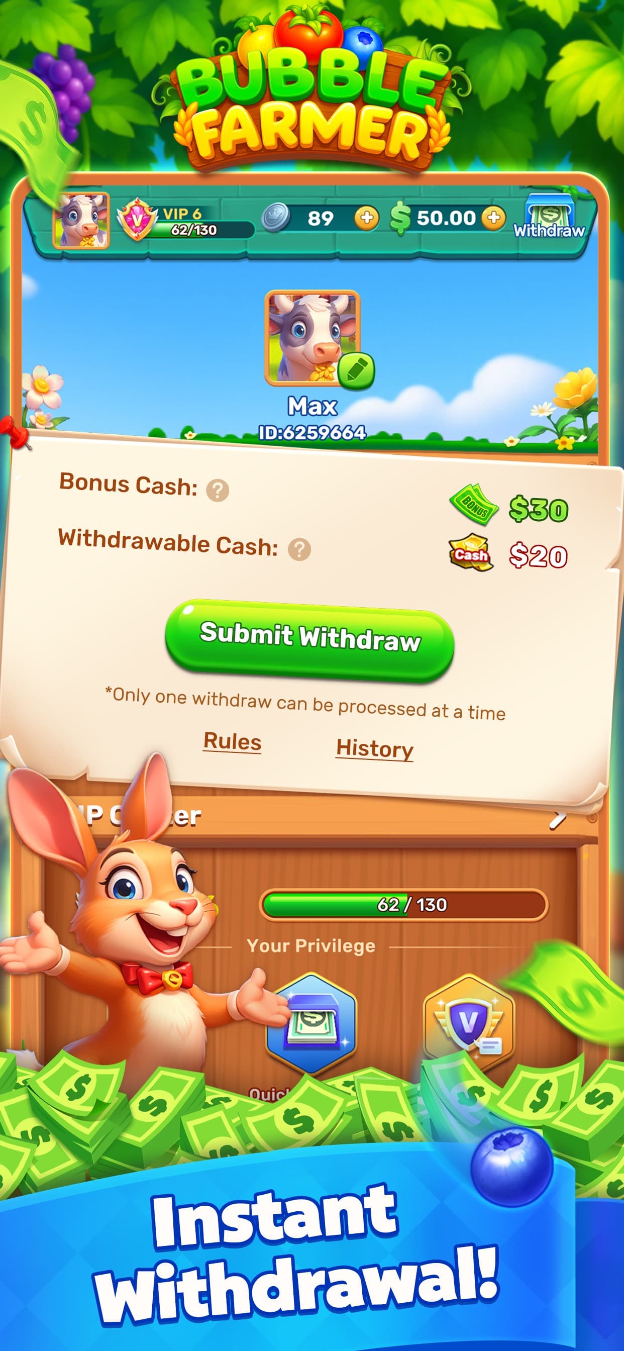 Bubble Farmer: Win Real Cash screenshot 5 - screenshot