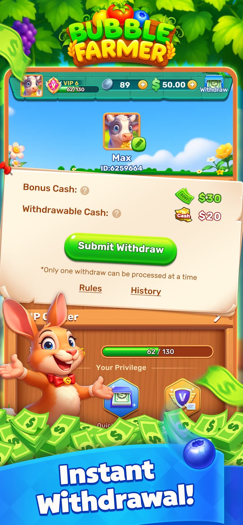 Bubble Farmer: Win Real Cash screenshot 5 - screenshot