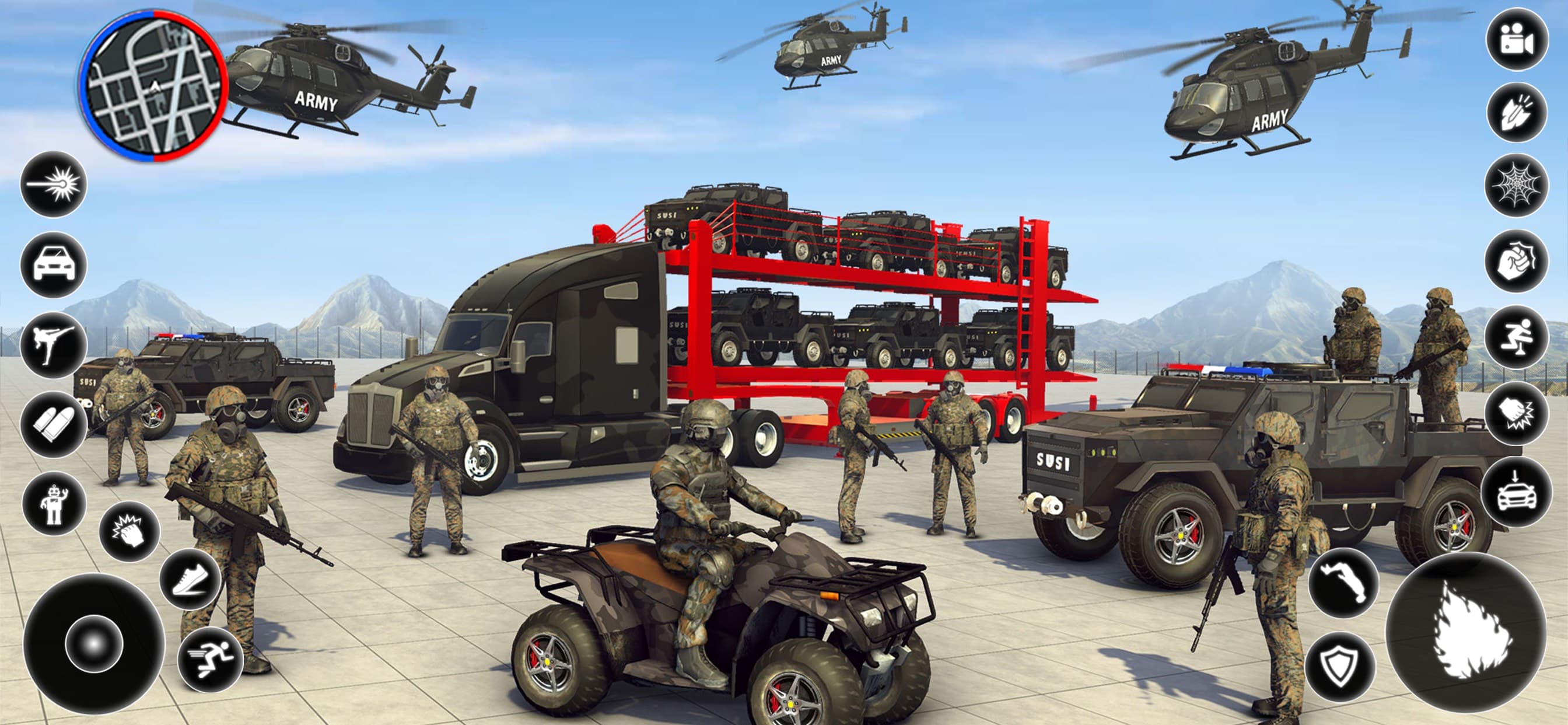 US Army Vehicle Transport Game screenshot 2 - screenshot