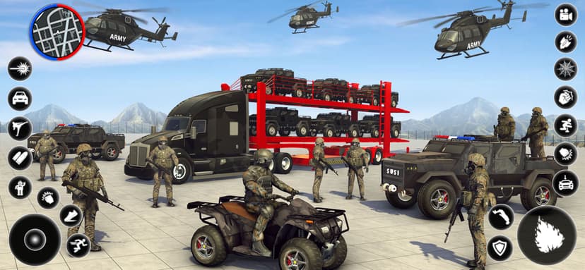 US Army Vehicle Transport Game screenshot 2 - screenshot