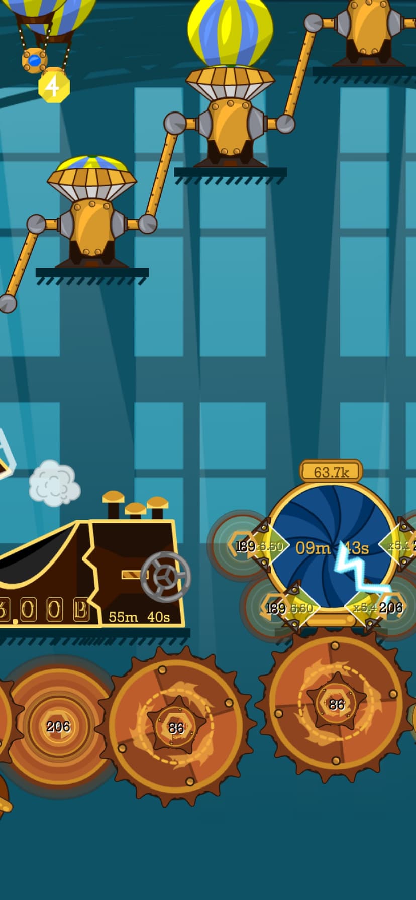 Steampunk Idle Spinner Factory screenshot 3 - screenshot