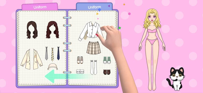 Magic paper dolls games DIY screenshot 6 - screenshot
