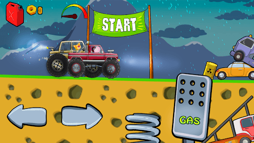 Kids Monster Truck Racing Game screenshot 1 - screenshot