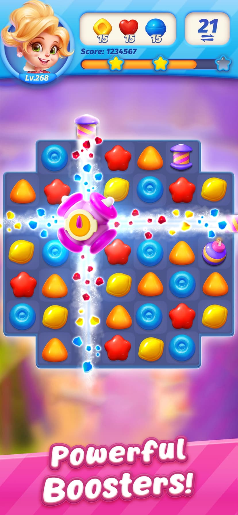 Sweets Match - Match 3 Game screenshot 1 - screenshot