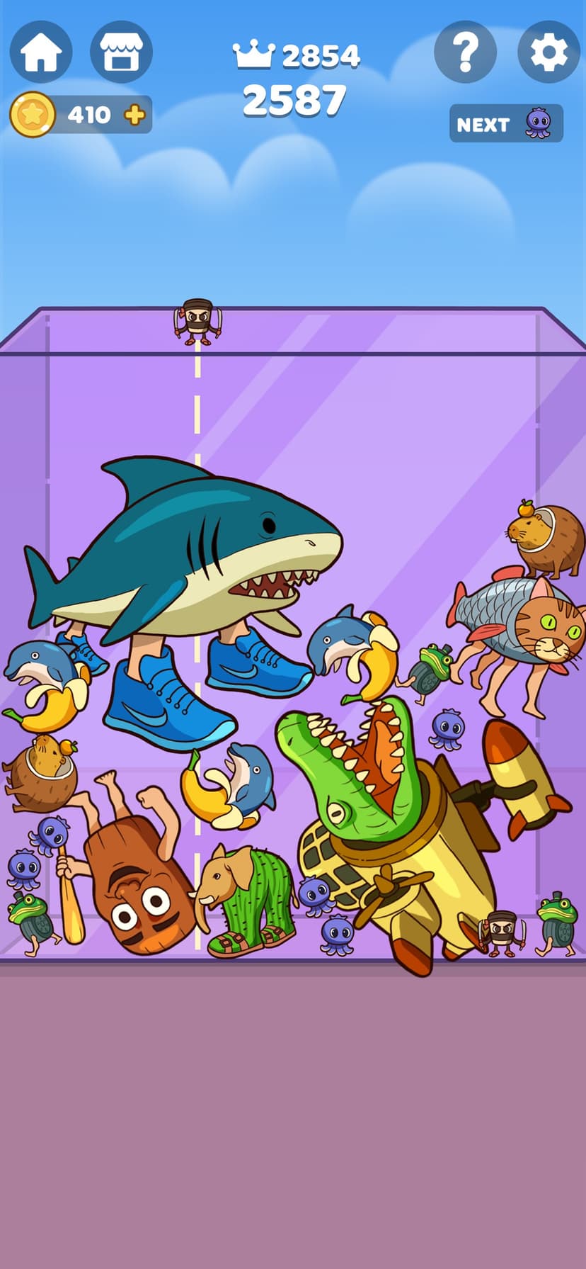 Brainrot Merge: Drop Puzzle screenshot 3 - screenshot