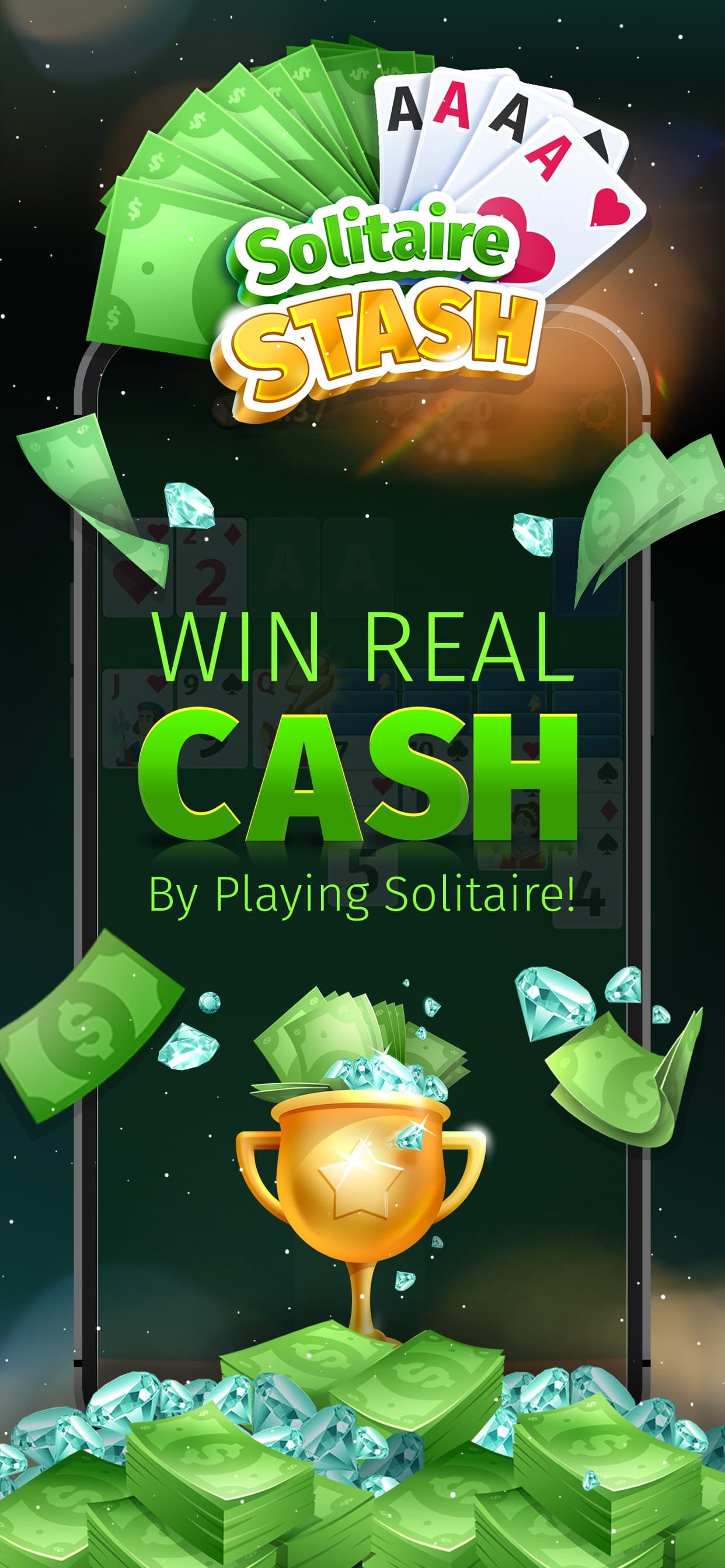 Solitaire Stash: Win Real Cash screenshot 1 - screenshot