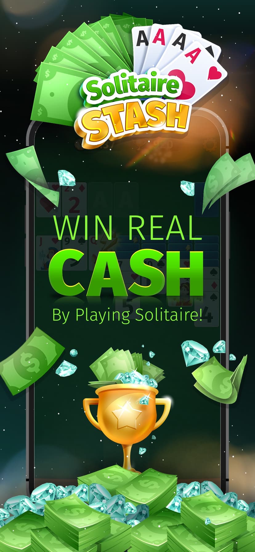 Solitaire Stash: Win Real Cash screenshot 1 - screenshot
