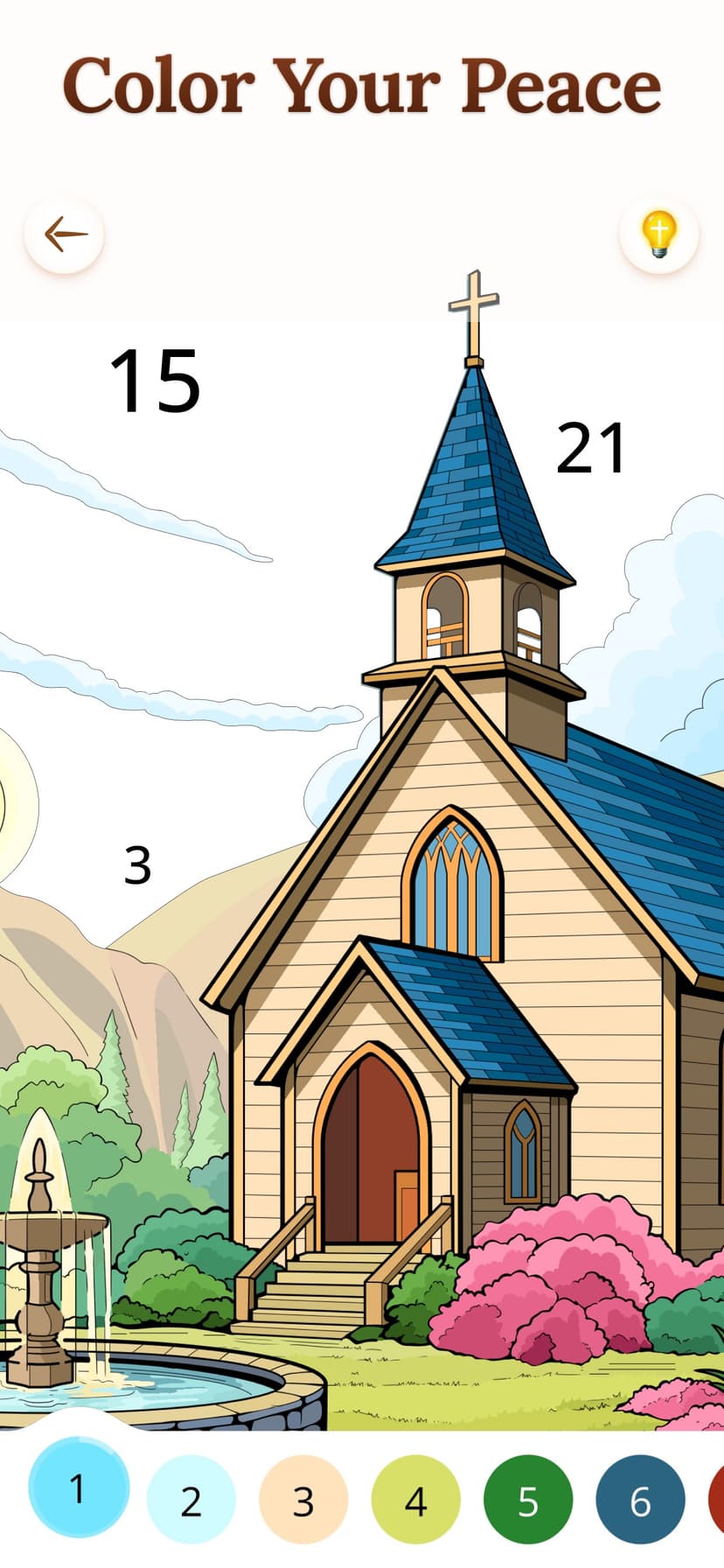 Bible Coloring Paint by Number screenshot 7 - screenshot