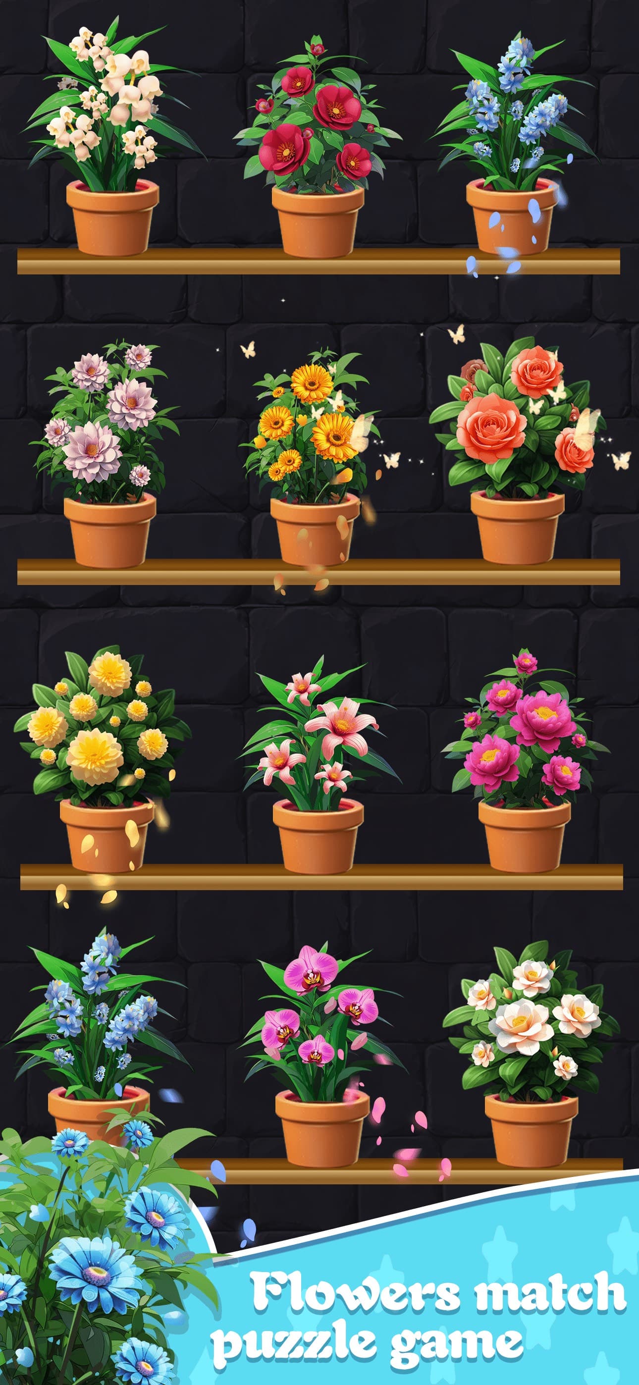 Flower Triple Sort:Blossom 3D screenshot 2 - screenshot