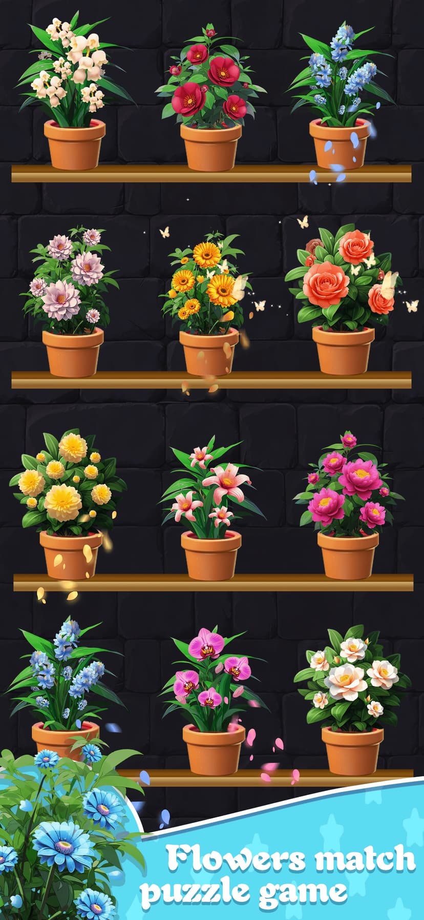 Flower Triple Sort:Blossom 3D screenshot 2 - screenshot