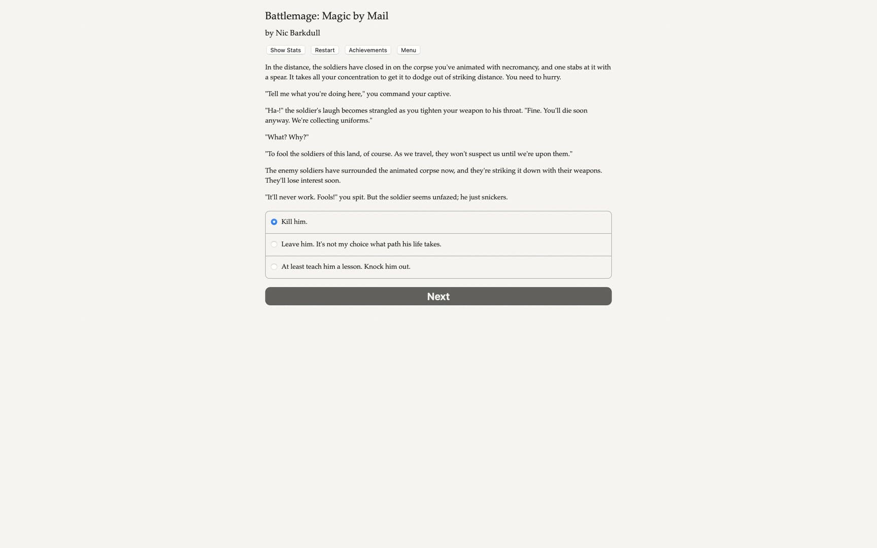 Null - screenshot