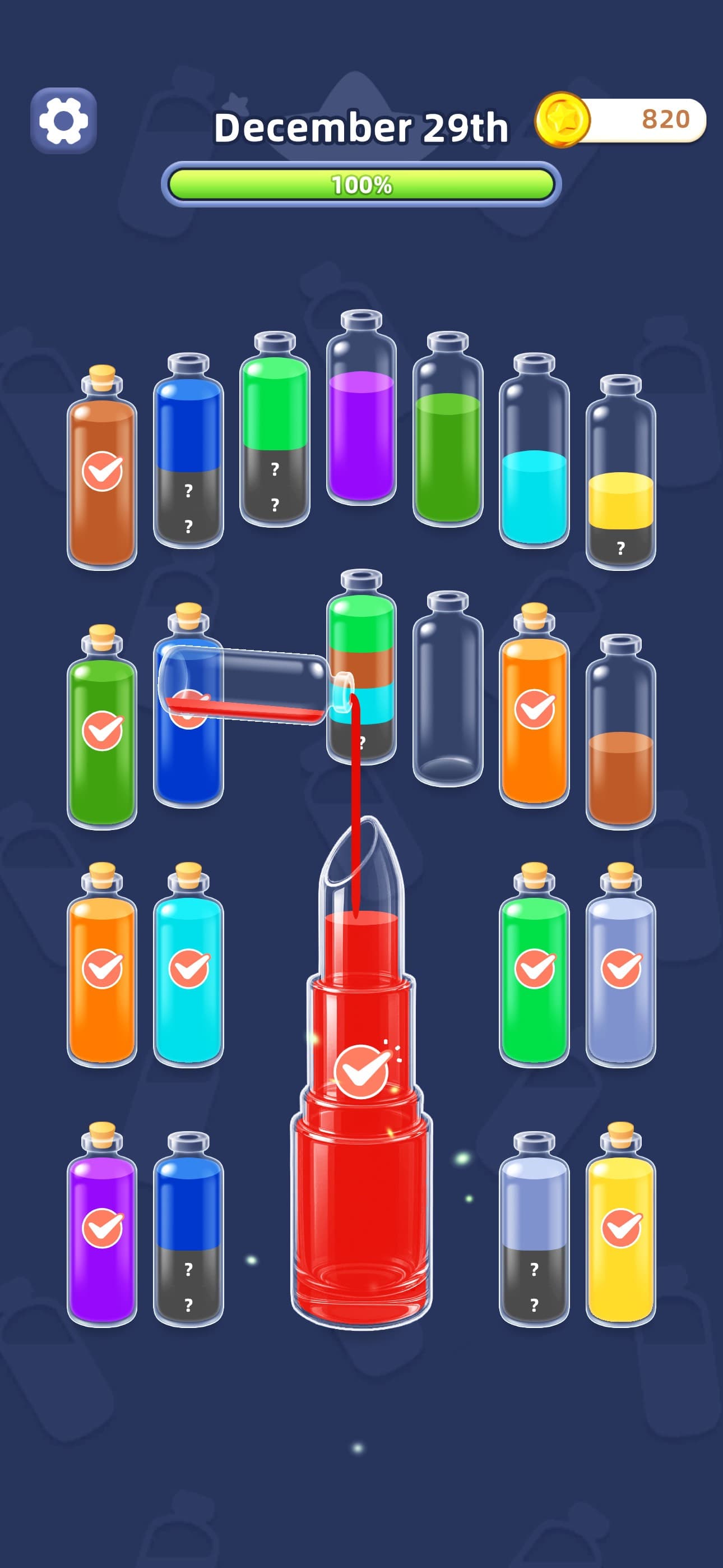 Water Jam Sort - Match Puzzle screenshot 1 - screenshot