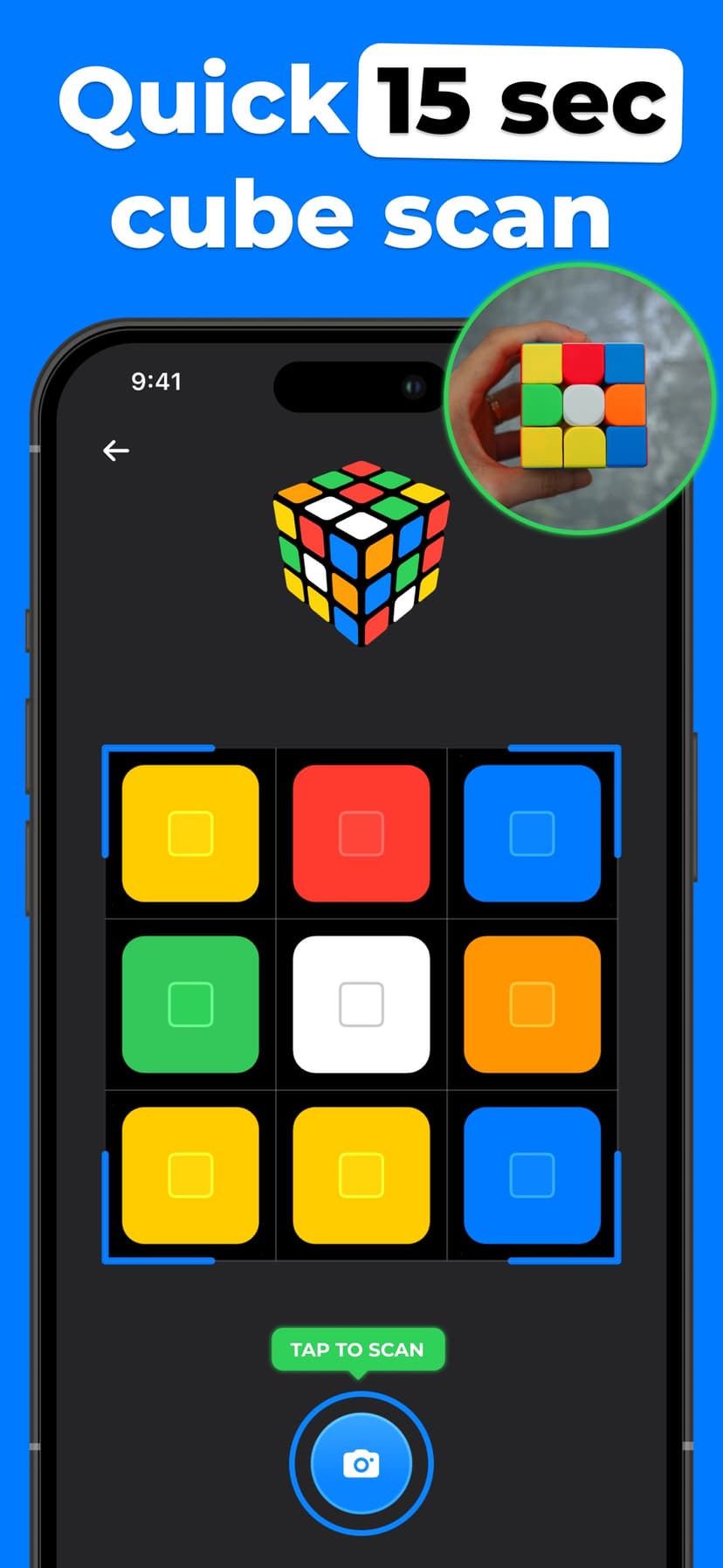 Cube Solver for Rubik's Puzzle screenshot 2 - screenshot