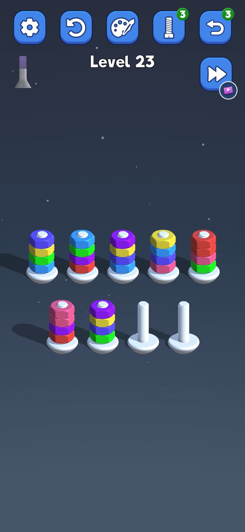 Nuts and Bolts: Sort Puzzle screenshot 7 - screenshot