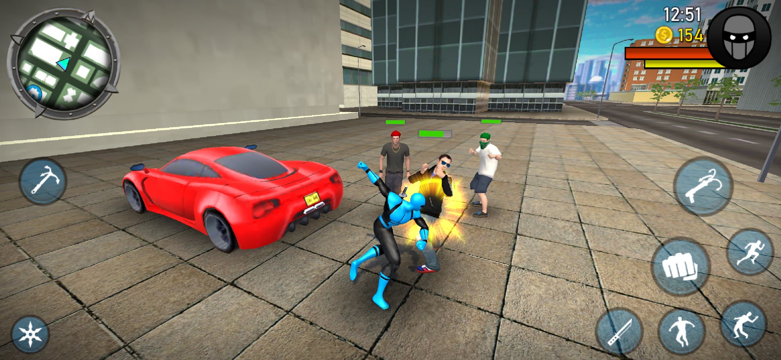 Blue Ninja : Superhero Game screenshot 4 - screenshot