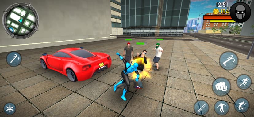 Blue Ninja : Superhero Game screenshot 4 - screenshot
