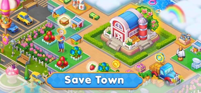 Merge HomeTown: Merge Games screenshot 1 - screenshot