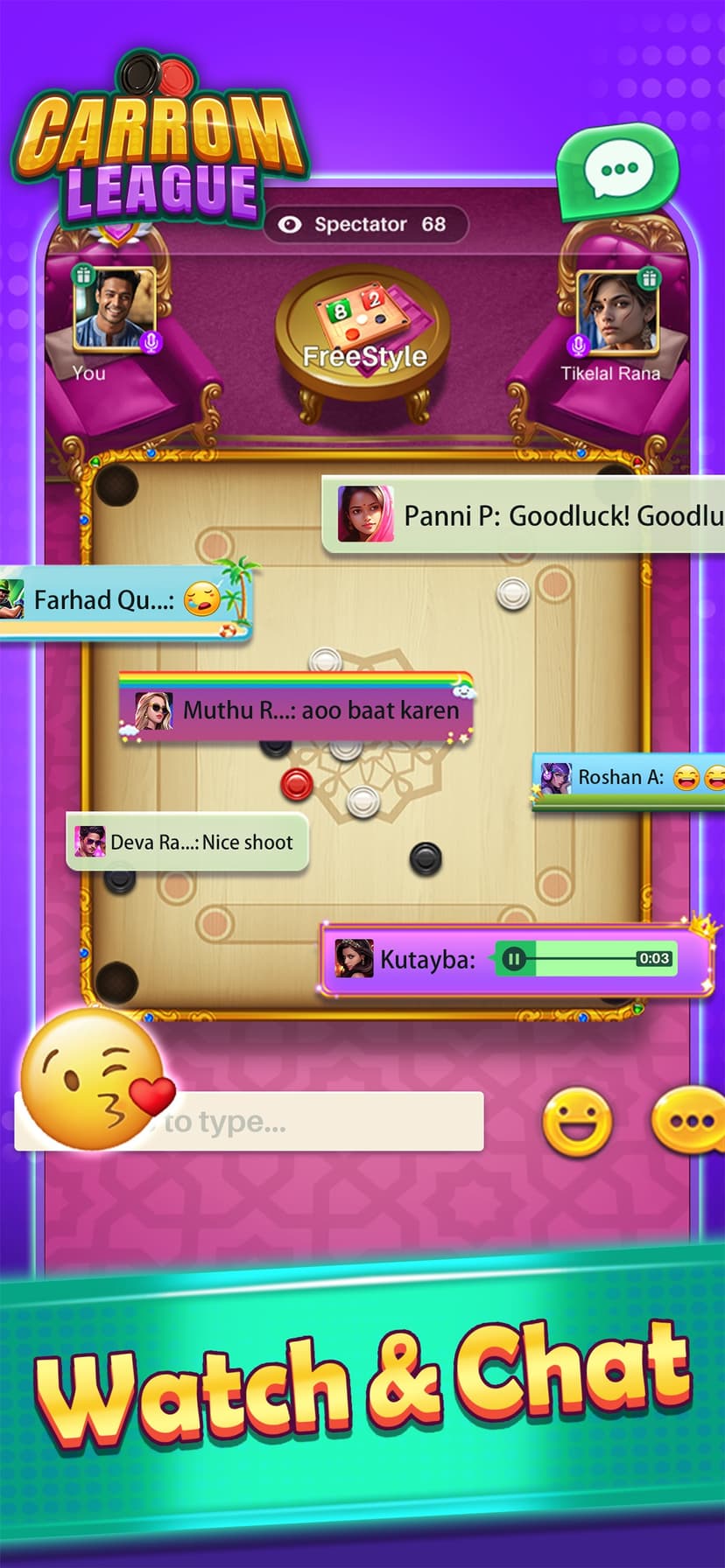 Carrom League: Online Game screenshot 3 - screenshot