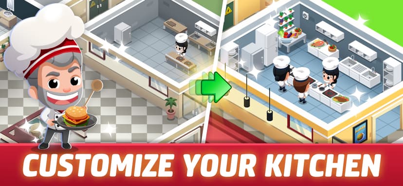 Idle Restaurant Tycoon: Empire screenshot 1 - screenshot