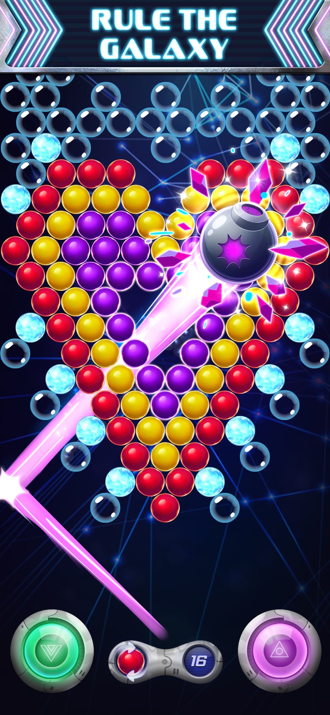Bubble Heroes Galaxy screenshot 1 - screenshot