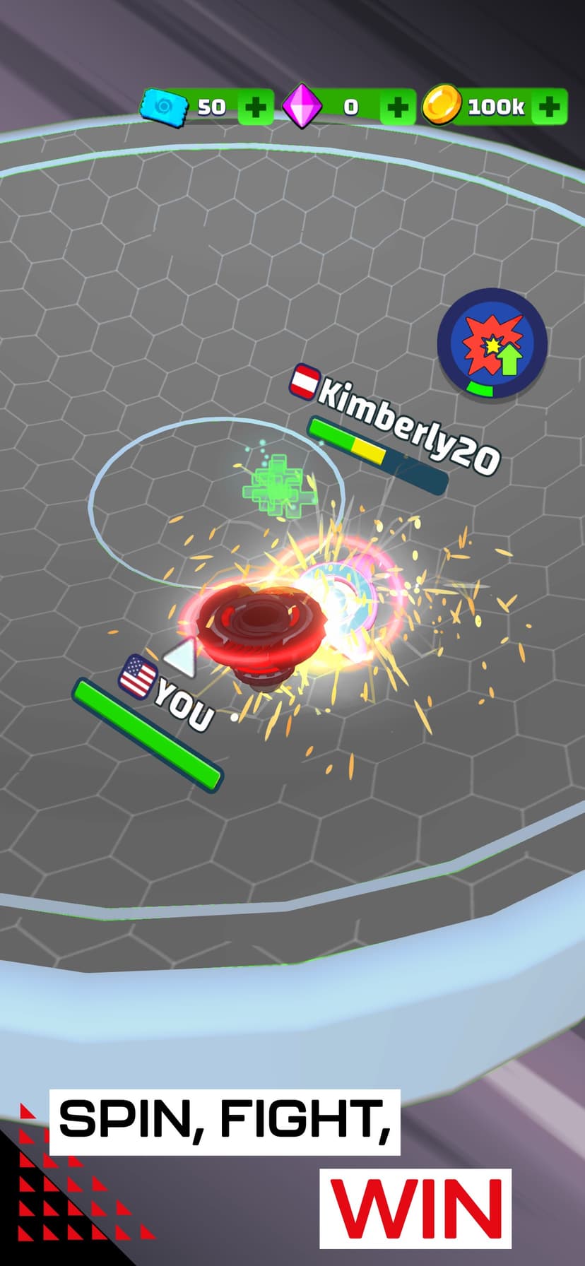Spinner Fighter Arena screenshot 2 - screenshot