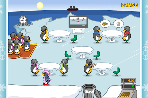 Penguin Diner: Restaurant Dash screenshot 1 - screenshot