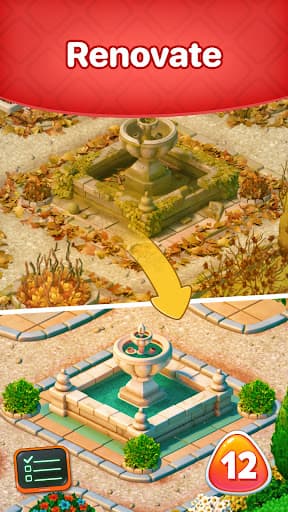 X Garden Relax Match 3 Design screenshot 3 - screenshot