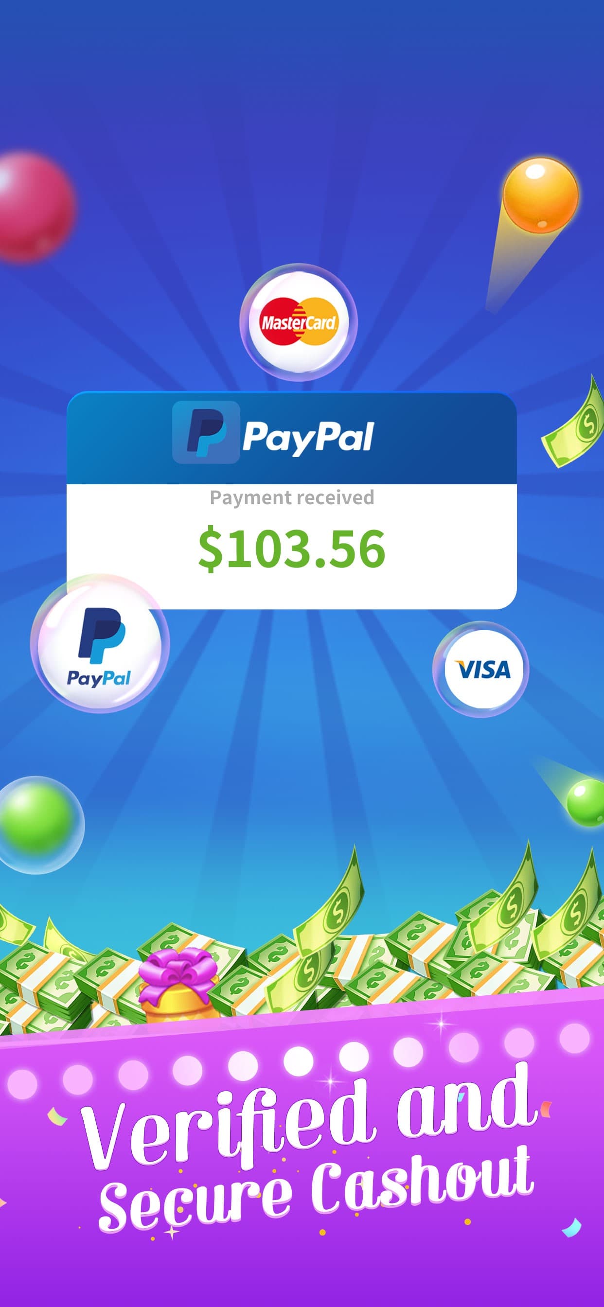 Bubble Treasure: Win Real Cash screenshot 1 - screenshot